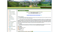 Desktop Screenshot of intertea.mfu.ac.th